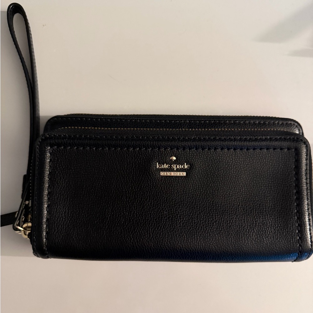 Kate Spade Black Large Wallet - Picture 2 of 7
